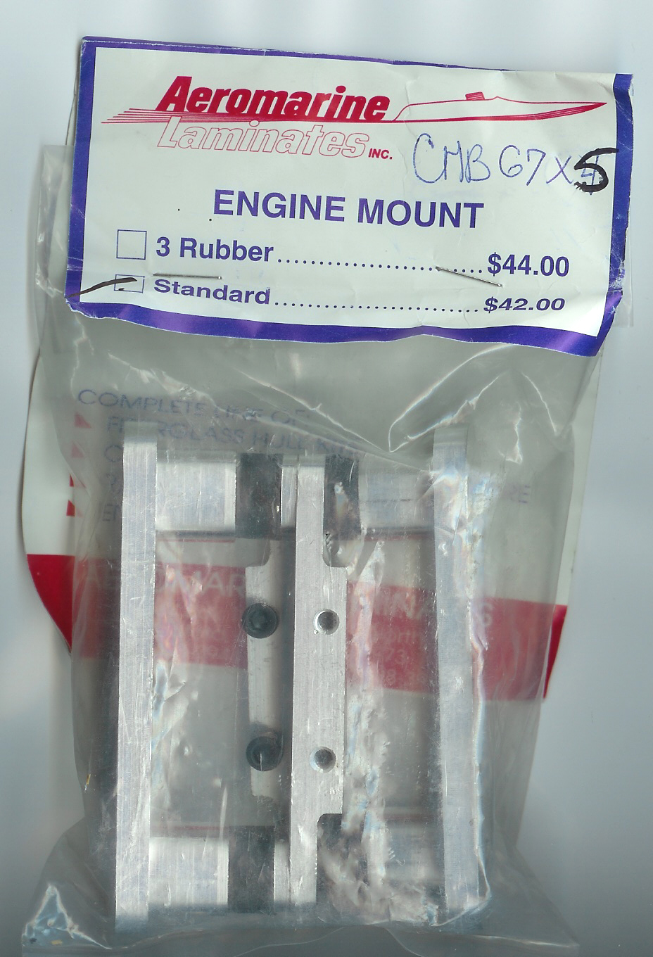 AEROMARINE CMB 67 ENGINE MOUNTS